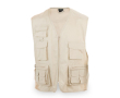Gilet multipoches pas cher couleur beige