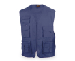 Gilet multipoches pas cher couleur bleu marine