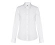 Chemise logoté à manches longues 115 g/m2 couleur blanc