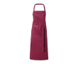 Tablier personnalisé avec deux poches couleur bordeaux