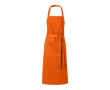 Tablier personnalisé avec deux poches couleur orange