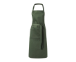 Tablier personnalisé avec deux poches couleur vert foncé