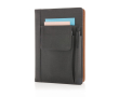 Carnets publicitaires avec plusieurs poches couleur noir