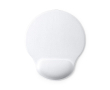 Tapis de souris avec repose-poignet couleur blanc