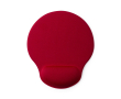 Tapis de souris avec repose-poignet couleur rouge