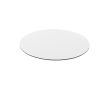 Tapis de souris circulaire et coloré couleur blanc