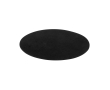 Tapis de souris circulaire et coloré couleur noir