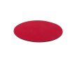 Tapis de souris circulaire et coloré couleur rouge