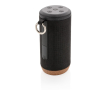 Enceinte avec tissu imperméable et liège couleur noir