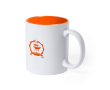 Tasse originale gravée au laser couleur orange