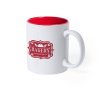 Tasse originale gravée au laser couleur rouge
