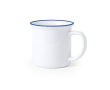 Mug promotionnel au design vintage couleur bleu