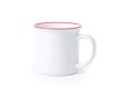 Mug promotionnel au design vintage couleur rouge