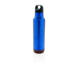 Gourde isotherme personnalisée avec liège couleur bleu