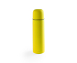 Bouteille thermos personnalisée et colorée couleur jaune