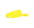 Visière personnalisable pour entreprise couleur jaune