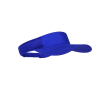 Visière personnalisable pour entreprise couleur bleu