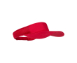 Visière personnalisable pour entreprise couleur rouge
