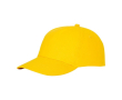 Casquette en coton disponible en couleurs couleur jaune