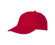 Casquette en coton disponible en couleurs couleur rouge