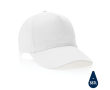 Casquette fabriquée en coton recyclé couleur blanc