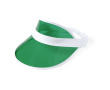 Visière publicitaire tendance et vintage couleur vert