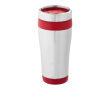 Mug isotherme publicitaire bicolore couleur rouge
