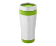 Mug isotherme publicitaire bicolore couleur lime