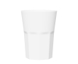Verre personnalisé résistant et pas cher couleur blanc