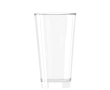Verre en verre personnalisable avec logo couleur transparent