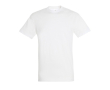 T-shirt basique personnalisable pour cadeaux couleur blanc