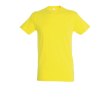 T-shirt basique personnalisable pour cadeaux couleur jaune