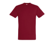 T-shirt basique personnalisable pour cadeaux couleur rouge foncé