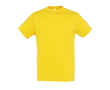 T-shirt basique personnalisable pour cadeaux couleur jaune foncé
