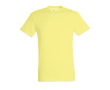 T-shirt basique personnalisable pour cadeaux couleur jaune clair