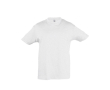 T-shirts basiques pour enfants personnalisés couleur gris clair chiné