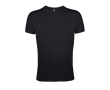 T-shirt à col rond pour la publicité couleur noir