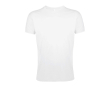 T-shirt à col rond pour la publicité couleur blanc