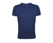 T-shirt à col rond pour la publicité couleur bleu marine