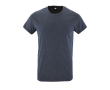 T-shirt à col rond pour la publicité couleur noir mat