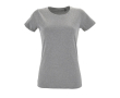 T-shirt femme à imprimer avec logo couleur vert militaire