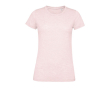T-shirt femme à imprimer avec logo couleur rose clair