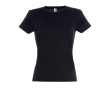 T-shirt coupe femme personnalisable couleur noir