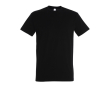 T-shirt basique à imprimer avec le logo couleur noir
