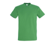 T-shirt basique à imprimer avec le logo couleur vert