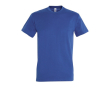 T-shirt basique à imprimer avec le logo couleur bleu roi