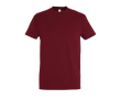 T-shirt basique à imprimer avec le logo couleur acajou