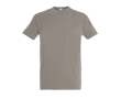 T-shirt basique à imprimer avec le logo couleur gris clair
