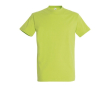 T-shirt basique à imprimer avec le logo couleur vert clair