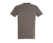 T-shirt basique à imprimer avec le logo couleur taupe